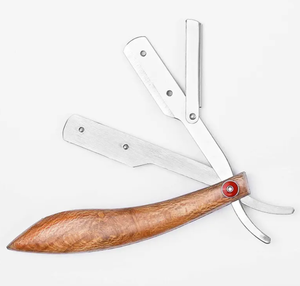 Maquinilla de afeitar profesional para peluquero, revestimiento en polvo negro, maquinillas de afeitar alemanas de acero inoxidable para peluquería - Product Image 4