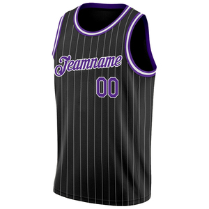 Maillot de basket-ball à rayures noires Best Edition, nouvelle qualité, prix bas, vente chaude, nouveau design, maillot de basket-ball le plus demandé par les clients - Product Image 2