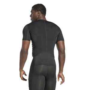 Camiseta de Compresión Deportiva Personalizada para Hombre, Secado Rápido, Spandex/Poliéster, Antibacteriana, Manga Corta, para Todas las Temporadas - Product Image 3