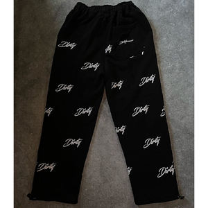 Personnalisé décontracté français éponge coton Baggy jambe large pantalons de survêtement Jogging pantalon Vintage pierre lavé à l'acide pantalons de survêtement pour hommes - Product Image 4