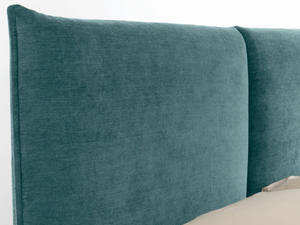 Lit de rangement contemporain rembourré Tissu haut de gamme Lignes modernes audacieuses Housse amovible Tête de lit rembourrée Fabriqué en Italie VF HOME DECOR - Product Image 3