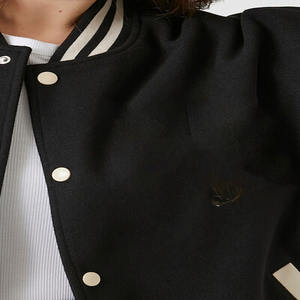 Alta calidad Vintage invierno otoño hombres béisbol Letterman Varsity chaquetas fabricante personalizado sólido transpirable bordado - Product Image 4