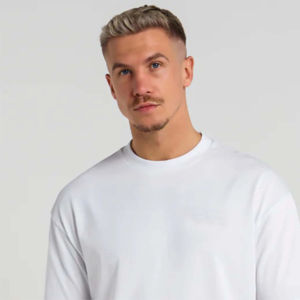 <b>Mens</b> plain <b>white</b> t shirt Premium cotton t shirts that are long <b>lasting</b> and washable for streetwear and summertime casual - Product Image 5