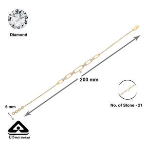 Pulsera de Tenis Clásica HexaLink de Oro de 18K con Perlas para Mujer, Diseño Vintage de Mariposa - Product Image 5