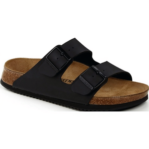 Para Arizona PROF Gr.42, Sandalia Negra Birko Flor, Cumple con la Norma DIN EN ISO 20347 para Botas y Calcetines de Agua BIRKENSTOCK, Talla 42 - Product Image 2