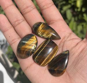 คุณภาพส่งออกระดับพรีเมียม 100% อัญมณีตาเสือธรรมชาติ Cabochons ของแท้หลวมสําหรับทําเครื่องประดับในราคาขายส่ง OEM จํานวนมาก - Product Image 2