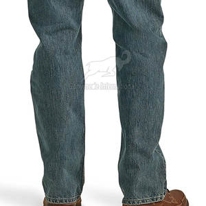 กางเกงยีนส์ผู้ชายผ้าแคนวาสดีไซน์ล่าสุด บริการ OEM ทรงตรง สวมใส่สบาย ระบายอากาศได้ดี เป็นมิตรกับสิ่งแวดล้อม คุณภาพสูง - Product Image 6