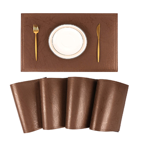 Style tapis de plaque en cuir cuisine fait à la main feutre Table à manger tapis napperon et taille personnalisée pas cher prix au meilleur prix - Product Image 2