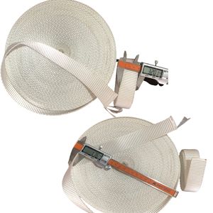 สลิงผ้าโพลีเอสเตอร์แบบแบนคุณภาพสูง ปรับแต่งได้ น้ำหนัก 1 ตัน ทนทาน สีส้ม พร้อมตาไก่  สีตามสั่ง รับประกัน 1 ปี - Product Image 1