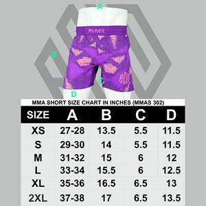 Shorts Jiu Jitsu MMA pour hommes pour adultes Arts martiaux Porter jym entraînement course et entraînement pour quantité minimale de commande bas - Product Image 6