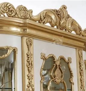 ตู้โชว์กระจกบานเดี่ยวไม้แกะสลักสไตล์ยุโรปสุดหรูแบบสั่งทำตามเทรนด์แฟชั่น OE - Product Image 3