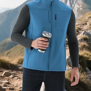 Customized Factory Direct Selling Canvas Casual Winter Adult Plus Size Breathable Waterproof Windproof Outer Wear Men Vests - Product Image 5