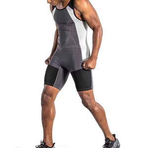 Custom <b>Men</b> Adult Wrestling <b>Singlet</b> Breathable Eco-Friendly Quick Dry Athletic Sleeveless Design Your Pattern Customized Colors - Product Image 3