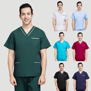 Bata de Laboratorio Unisex con Cuello en V y Detección de Agujas para Uso Hospitalario - Product Image 4