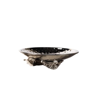 Unique Dates <b>Bowls</b> Serving Kitchenware Home Hotel Restaurant Dry Fruits Handmade <b>Silver</b> Aluminium Serving <b>Bowl</b> Round Shape <b>Bowls</b> - Product Image 6