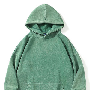 Sweat à capuche léger en molleton 100 % coton pour homme, avec broderie 3D et impression numérique, effet délavé, idéal pour l'hiver – Prix abordables en promotion - Product Image 5