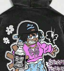 Sweats à capuche pour hommes 100% coton polaire pull o cou à manches longues doux décontracté chaud vêtements de sport respirant streetwear haut tendance - Product Image 4