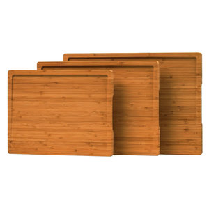 Juego de 3 tablas de cortar de bambú, juegos de herramientas de cocina - Product Image 1