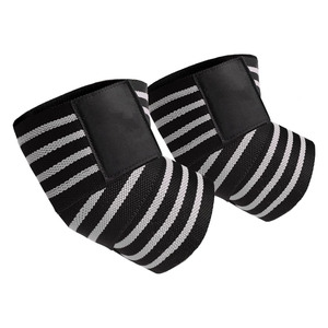 Venta al por mayor de coderas de gimnasio para levantamiento de pesas logotipo personalizado protección de ejercicio hecho en Pakistán goma transpirable tamaño personalizable - Product Image 6