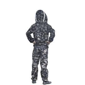 ชุดผึ้งโพลีคอตตอนผึ้งพร้อมผ้าคลุมหน้าแบบเต็มตัวผ้าคลุมหน้าระบายอากาศได้ดีการจัดการรังสำหรับเก็บน้ำผึ้ง - Product Image 3