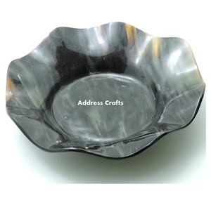 Bol en corne de buffle naturel décoratif en matériau écologique pour la vaisselle de table Bol en corne de haute qualité en gros Par adresse Artisanat - Product Image 5
