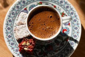 Café Turco con Chocolate Hakki Efendi 200g, Tueste Medio, Molido Fino, Aroma Intenso, Marca Privada OEM - Product Image 5