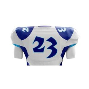 High Quality Men's American Football Uniform <b>Short</b> Sleeve <b>Mesh</b> Set with Custom Colors and Logo Comfortable and Breathable Wear - Product Image 5