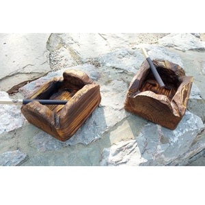 Cenicero de madera hecho a mano de lujo para mesa de centro diseñado para interiores de casas elegantes y accesorios elegantes para fumadores - Product Image 3