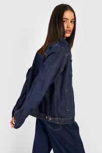 Veste en jean déchirée décontractée en tricot pour femme, collection hiver 2026, denim ajusté de haute qualité, prix de gros durable - Product Image 2