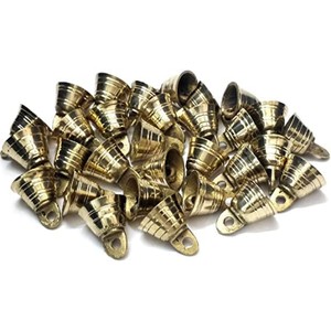 Vintage Style Brass Pooja <b>Bell</b>/Jingle <b>Bells</b> 1.13 H India Craft Decorative Camel Sheep Horse for Baptism Occasions - Product Image 2