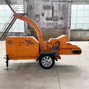 Máquina astilladora de madera de rama de árbol de maquinaria forestal hidráulica de jardín diésel - Product Image 3