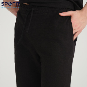 Cómodo Color sólido verano transpirable estilo Hip Hop conjuntos de trajes personalizados para hombres 100% tela de algodón mejor calidad al por mayor - Product Image 5