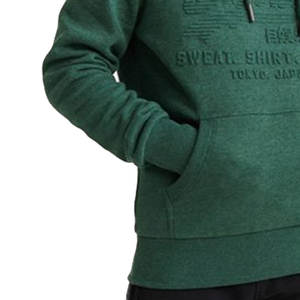 เสื้อฮู้ดผ้าฝ้าย100% ทันสมัยสำหรับผู้ชายและผู้หญิงเสื้อมีฮู้ดสไตล์พรีเมี่ยม3D นูนแบบเทคนิคพัฟสีล้วนพิมพ์ลายสำหรับฤดูหนาว - Product Image 5