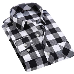 Chemise en flanelle respirante sur mesure, dernier design, manches longues pour homme, décontractée, 100% coton, séchage rapide, saison automne, haute qualité - Product Image 1