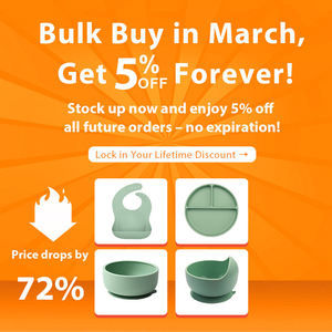 March Expo ถ้วยดูดซิลิโคนลายการ์ตูนสำหรับเด็กทารกปราศจากสาร BPA เป็นมิตรต่อสิ่งแวดล้อมตัวดูดที่ปลอดภัยสำหรับให้อาหารทารกตลาดสหรัฐอเมริกา - Product Image 3