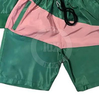 Ensemble coupe-vent short en nylon pour homme Ensemble coupe-vent court en nylon coupe-vent avec logo personnalisé pour homme