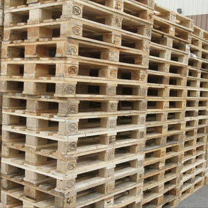 Palette en bois durable double face EPAL Euro Matériau solide en plastique et bois avec options de feuille de glissement HDPE et PP pour usage industriel - Product Image 1