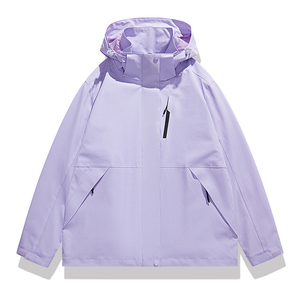 OEM personalizado ligero de gran tamaño Softshell poliéster nailon hombres chaqueta tejida All-Print cortavientos capucha sublimación All-Over - Product Image 3