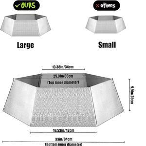 Hexagon Classy Designed Metal <b>Christmas</b> Tree Collar High Demanding For Artificial <b>Christmas</b> Tree Holiday & Home Decoration - Product Image 3