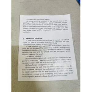 1/2 valvola di scarico a condensa temporizzata a 110V ad azione diretta valvola di sicurezza a 2 vie per lo scarico automatico della condensa - Product Image 3