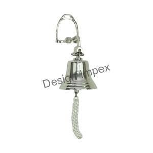 Campana colgante pulida brillante para decoración de pared, estilo ecuestre, campanas de estribo de caballo, superventas, decoración de campanas de pared de Metal - Product Image 2