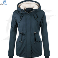 Nouvelle veste d'hiver longue en laine matelassée style streetwear pour femme, avec capuche en fausse fourrure, épaisse, chaude et légère, 90% duvet de canard blanc enduit