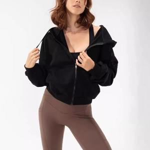 Sweat-shirt unisexe en gros, veste oversize, sweat-shirt à manches longues en coton pour femme, sweat-shirt à capuche - Product Image 4