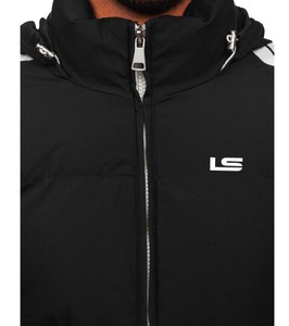 Veste matelassée en toile personnalisée en gros pour hommes, couleurs unies d'hiver, service OEM, haute qualité, imperméable, réversible - Product Image 6