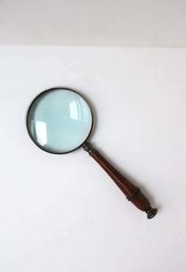 Metal Magnifying Glass Traditional Handheld Reading Lens For <b>Books</b> Documents Maps Desk Office Decor - Product Image 6