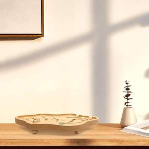 Plateau à bijoux en bois créatif, plateau décoratif en forme de nuage, plat à huile essentielle, présentoir à cristaux, petits plateaux, fournisseur en gros - Product Image 4