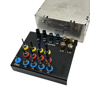 Kit de 21 Piezas de Fresas para Implantes Dentales Eléctricos, Sistema de Obturación, Fresas de Osseodensificación, Instrumentos Quirúrgicos de Acero Inoxidable Negro - Product Image 4