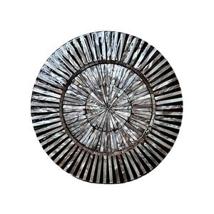 Cargadores de servicio de perlas Madre en blanco y negro, platos desechables elegantes, fiestas de comedor, sala de estar, dormitorio, sostenible - Product Image 2