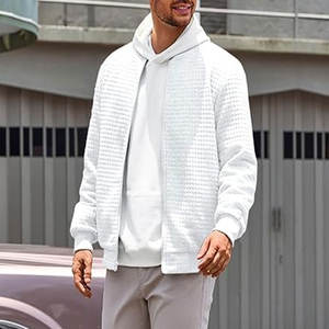 Venta al por mayor de nuevo estilo personalizado de invierno de los hombres chaqueta de bombardero Casual 100% poliéster ropa deportiva - Product Image 5