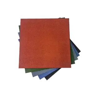 High Premium Quality Durable Noise-Absorbing UV-Resistant <b>Playground</b> Rubber Flooring Supersafe Rubber Tiles for Outdoor Fitness - Product Image 1